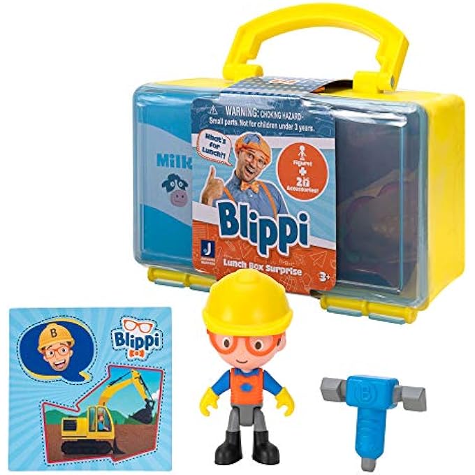 Blippi DELUXE FIGURE LUNCH BLIND BOX YELLOW, MULTICOLOR, BLP0103_BLP0104 - Image 2